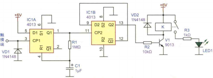 觸摸開(kāi)關(guān)原理